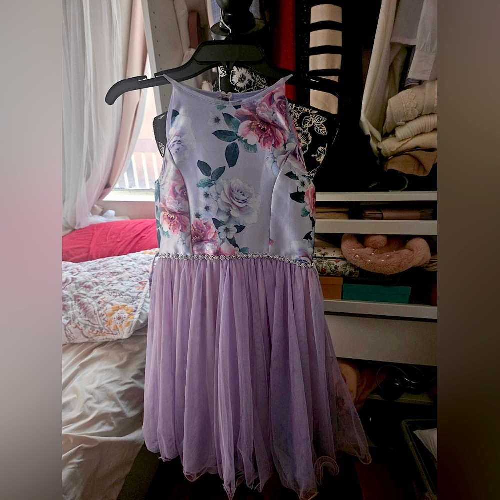 Speechless. Purple dress. Brand new